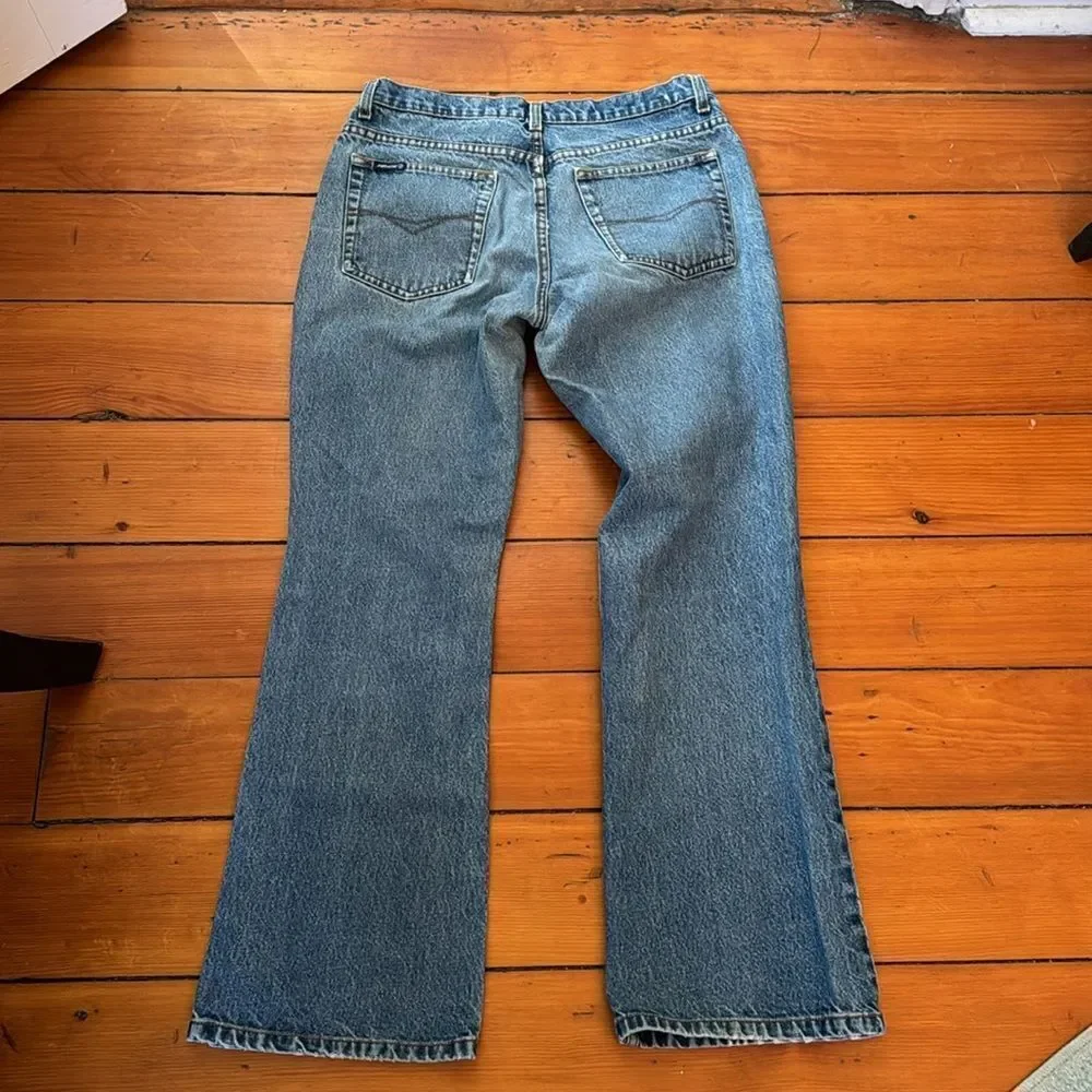 Jordache VTG *Stiff* Bootcut Denim Jeans Sz 28 11/12 EUC! TRENDING!